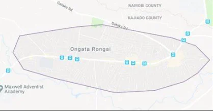 ongata rongai map