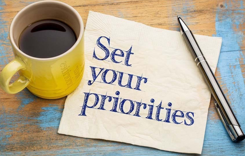 set priorities